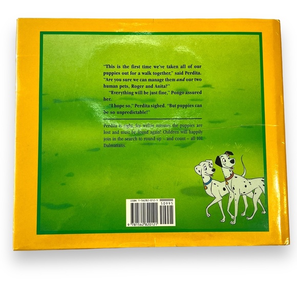 Vintage Walt Disney's 101 Dalmatians A Counting Book 1991 Hardcover with Jacket - Picture 9 of 12